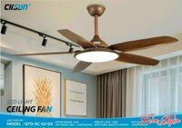 Quạt trần đèn 5 cánh CLISUN QTD-5C-03