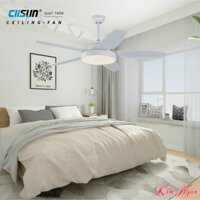 Quạt trần đèn 5 cánh CLISUN QTD-5C-02 (có Remote)