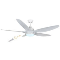 Quạt trần đèn 5 cánh màu trắng sang trọng Asia QT03-T-01