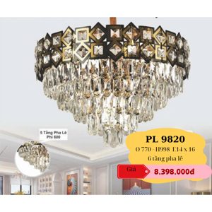 Quạt trần đèn 4 cánh 9820