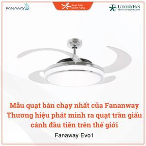 Quạt trần đèn Fanaway 4 cánh  EVO1-LED
