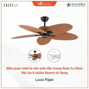 Quạt trần đèn 5 cánh Lucci Fijian