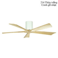 Quạt Trần Đèn Cổ Ngắn 20cm 3 Cánh Cho Trần Siêu Thấp,Quạt Dùng Cho Chung Cư Tập Thể Có Điều Khiển Từ Xa