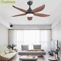 Quạt Trần Đèn Động Cơ DC Lõi Đồng [Tặng Kèm Móc Cao Su Treo Trần ] Có 6 Tốc Độ Gió,Sải Rộng Cánh 1m32,Đèn Led 3 chế độ s