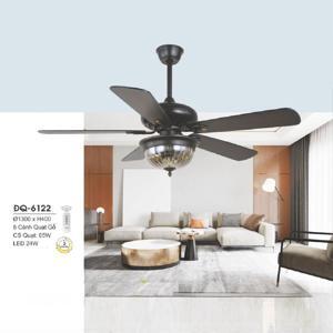 Quạt trần đèn 5 cánh ĐQ-6122