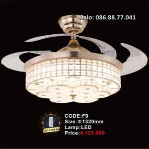 Quạt trần đèn 3 cánh F9