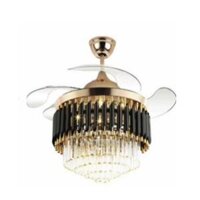 Quạt trần đèn giấu cánh nhựa ABS QX-TP-S168-C1-VNH				Còn hàng