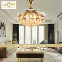 Quạt trần đèn giấu cánh HTQ-28