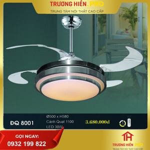 Quạt trần đèn 4 cánh Hufa ĐQ 8001