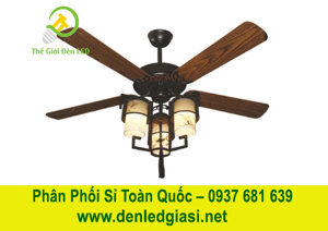 Quạt trần đèn Hufa 5 cánh ĐQ 9803-5