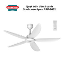 Quạt Trần Đèn Led 5 cánh Sunhouse Apex APF-7662, Công suất 57W, Bảo hành chính hãng 2 năm