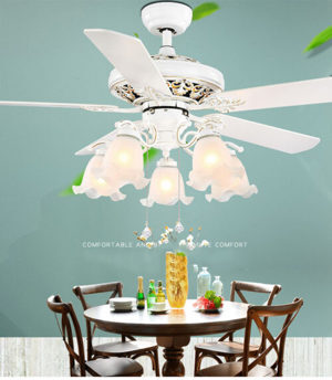 Quạt trần đèn 5 cánh QD123