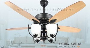 Quạt trần đèn 5 cánh QT1008A