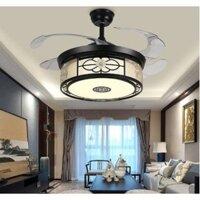 Quạt Trần Đèn - Quạt Trần Trang Trí A8122 ba chế độ led tặng điều khiển từ xa thông minh