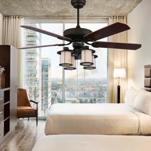 Quạt trần đèn trang trí 52WE-0039