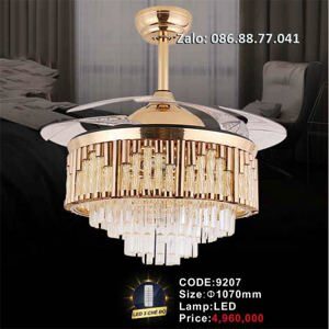 Quạt trần đèn 4 cánh 9207