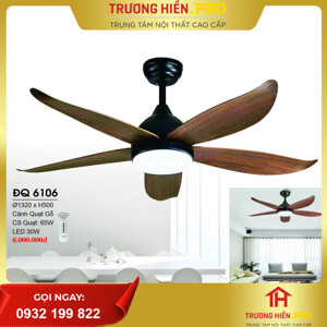 Quạt trần đèn 5 cánh DQ-6106