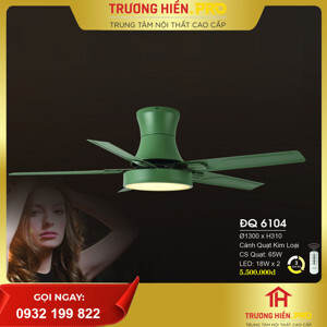 Quạt trần đèn 5 cánh DQ 6104