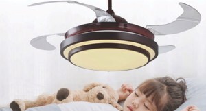 Quạt trần đèn 4 cánh DQ 8009