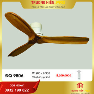 Quạt trần đèn 3 cánh DQ 9806