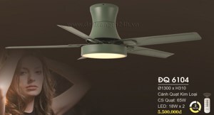 Quạt trần đèn 5 cánh DQ 6104