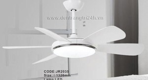 Quạt trần đèn 5 cánh JR2035