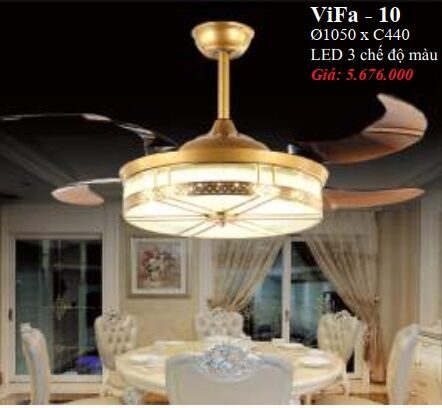 Quạt trần đèn trang trí ViFa-10