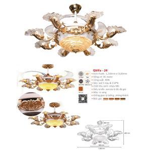 Quạt trần đèn trang trí ViFa-24