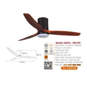 Quạt trần đèn 3 cánh VIFA-38