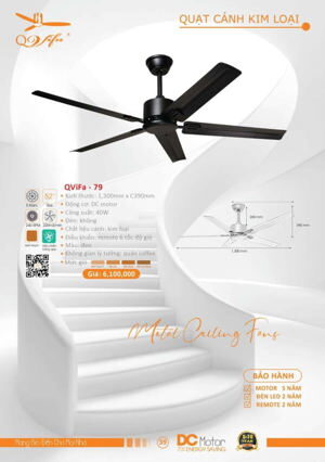 Quạt trần đèn Vifa-79