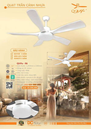 Quạt trần đèn Vifa-96