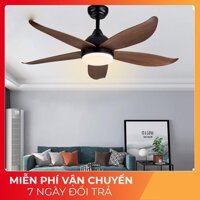 Quạt trần đènQuạt Trần Đèn Ngũ Phúc 8006 quạt trần trang trí phòng khách có chế độ đảo chiều kèm điều khiển từ xa