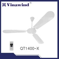 Quạt trần Điện cơ Thống Nhất Vinawind QT1400X - màu xanh/trắng, có điều khiển từ xa - Hàng chính hãng