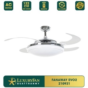 Quạt trần đèn Fanaway 4 cánh EVO2- 210930