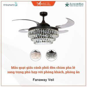 Quạt trần Fanaway 4 cánh Veil LuxuryFan 212923