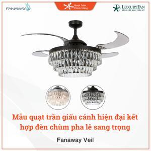 Quạt trần Fanaway 4 cánh Veil LuxuryFan 212923