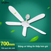 Quạt trần gia đình công suất gió cao năm cánh quạt điện 700mm
