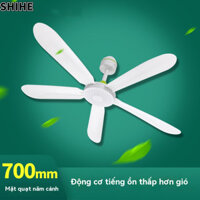 Quạt trần gia đình công suất gió cao năm cánh quạt điện 700mm