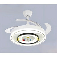 Quạt trần giấu cánh, Có đèn trang trí, động cơ DC tiết kiệm điện thế hệ mới giúp quạt chạy êm hơn và mát hơn