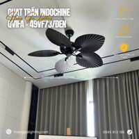 Quạt trần hình lá cọ QViFa-49VF73/Đen