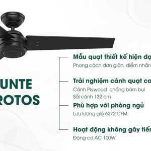 Quạt trần Hunter Protor LuxuryFan 3 cánh 50624