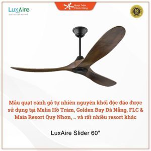 Quạt trần LuxAire Slider DC 3 cánh