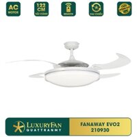 Quạt trần LuxuryFan Fanaway EVO2 210932 - Màu kim loại sáng;210931 - Màu kim loại mờ; 210930 - Trắng