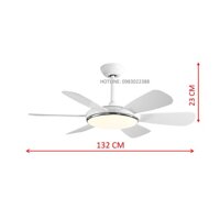 Quạt trần, Mã HTCF-132T6 (Tiết kiệm điện 50%)