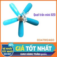 Quạt trần mini 5 cánh, công suất 20w. quạt màn, mùng, dùng phòng điều hòa tiết kiệm điện bảo vệ sức khỏe cho bé