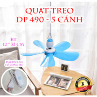 Quạt Trần Mini 5 Cánh D490 đường kính 30cm tạo luồng gió mát cho bé,người lớn,người già,có thể mắc trong màn giường ngủ