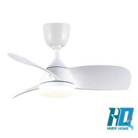Quạt Trần Mini Cánh Ngắn Trắng Euroto Q31