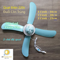QUẠT TRẦN MINI ĐUỔI RUỒI MUỖI