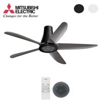 Quạt trần Mitsubishi 5 cánh C56-RA5 CY-GY C56-RA5 SF-GY điều khiển Remote, (mã cũ: C56-RW5) - hàng chính hãng