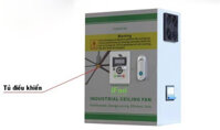 Quạt trần motor DC không chổi than, nam châm vĩnh cửu (quay vỏ ngoài)